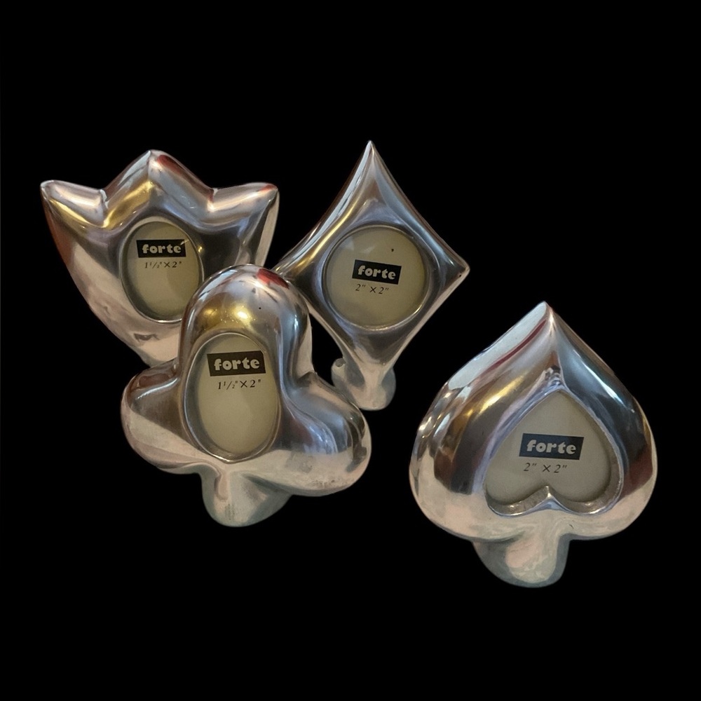 ♠️♥️♣️♦️ silver frames